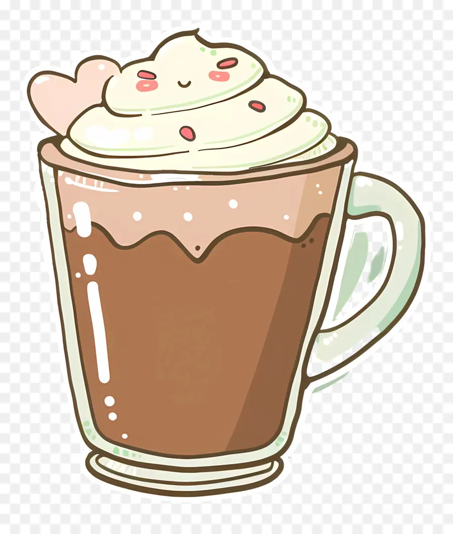 Chocolate Caliente，Crema Batida PNG