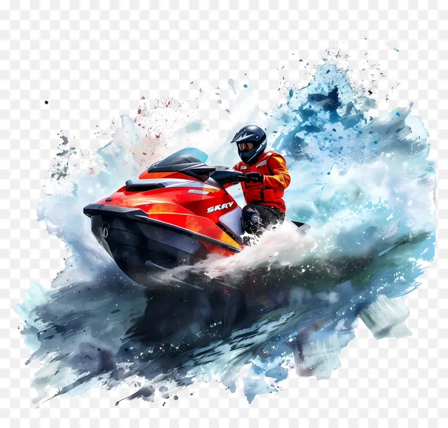 Jet Ski，Deportes Acuáticos PNG