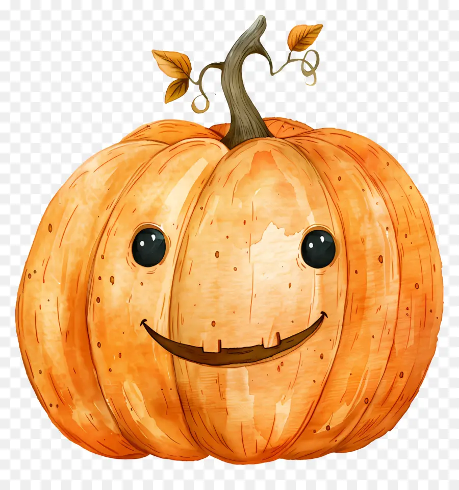 Calabaza，Cara Sonriente PNG