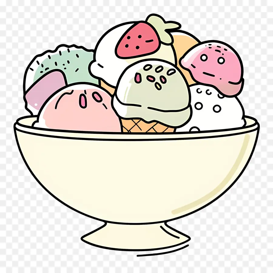 Tazón De Helado，Helado PNG