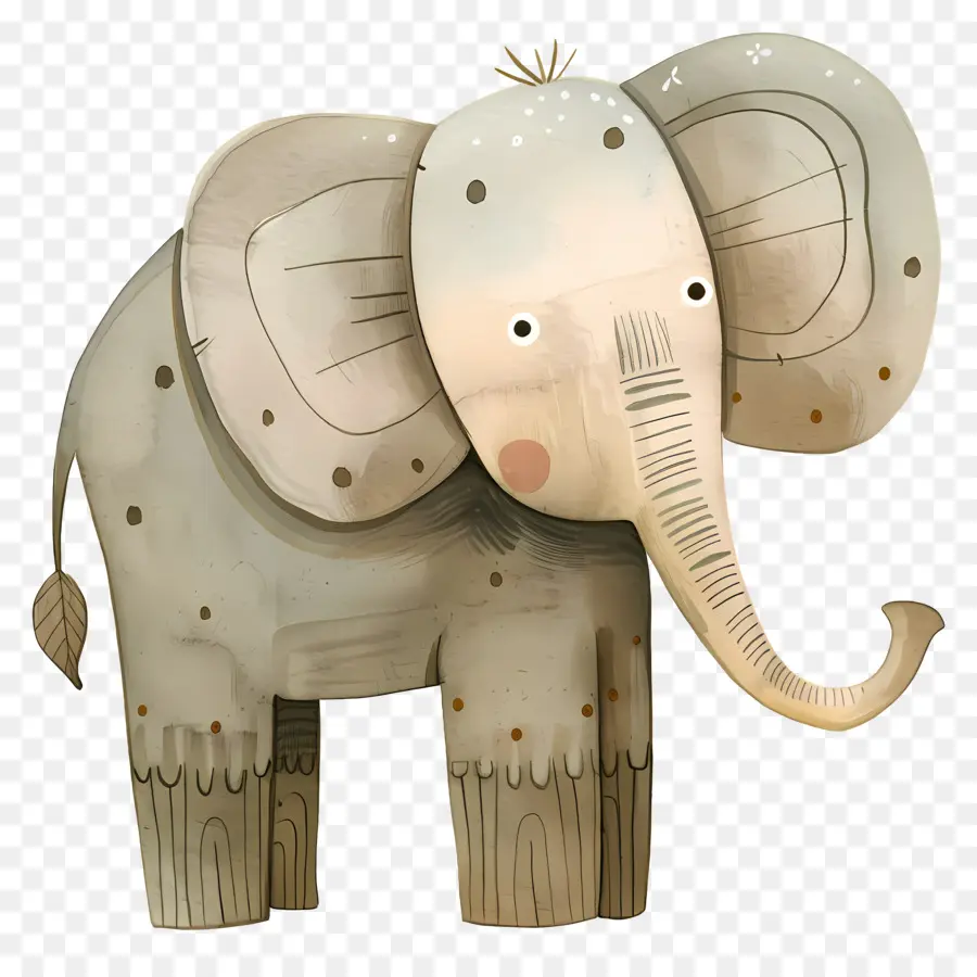 Dibujos Animados Elefante，Elefante Ilustración PNG