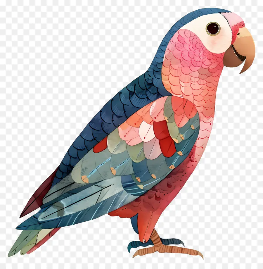 Loro，Pintura A La Acuarela PNG