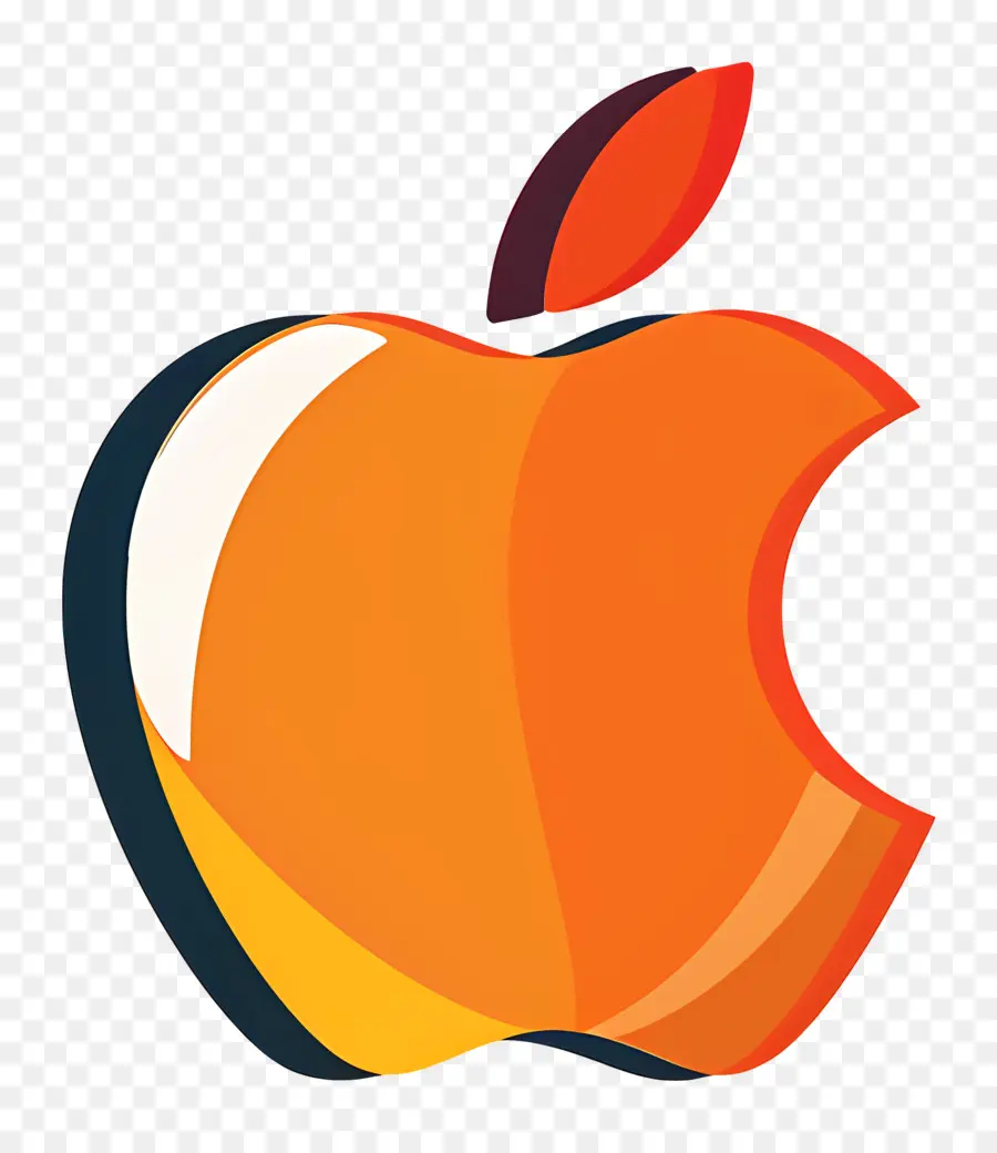 Logotipo De Apple，Manzana Naranja PNG