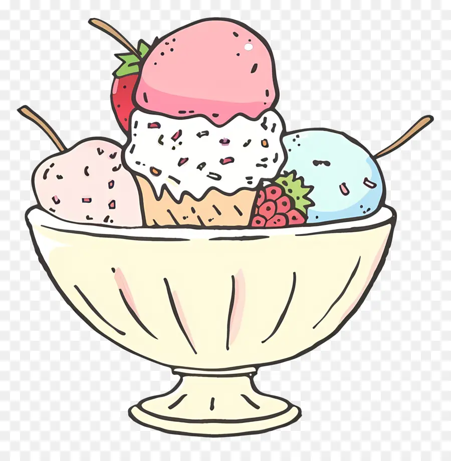 Tazón De Helado，Helado De Helado PNG