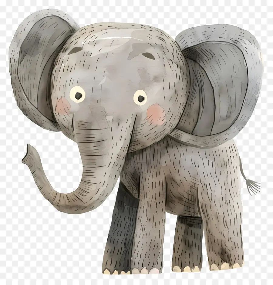 Elefante De Dibujos Animados，Lindo Elefante PNG