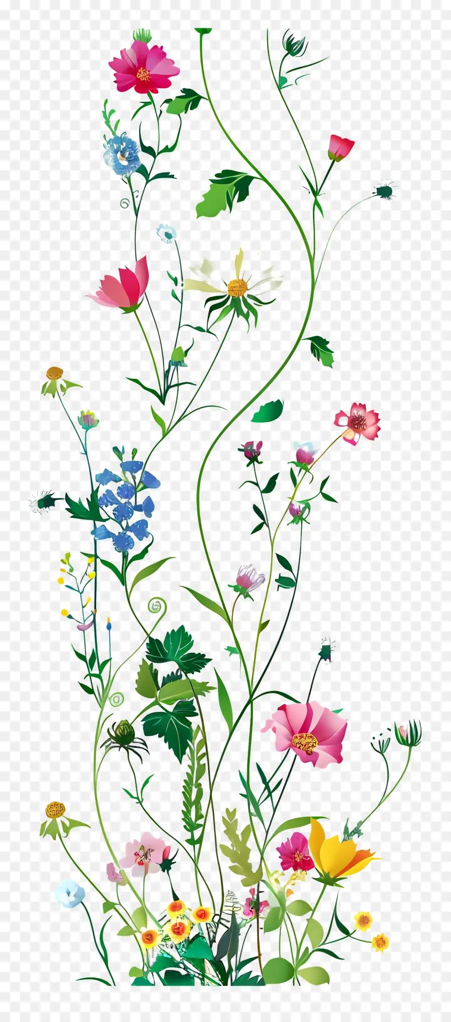 Cadenas De Flores，Flores PNG