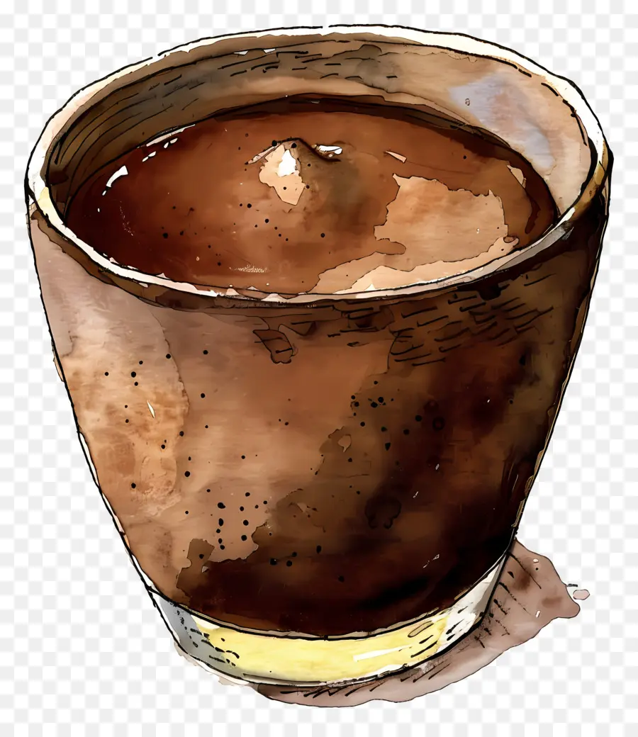 Pudín De Chocolate，Chocolate Caliente PNG