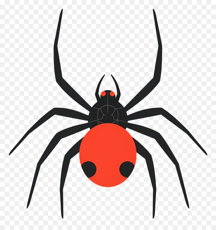 Araña De Halloween，La Araña Viuda Negra PNG
