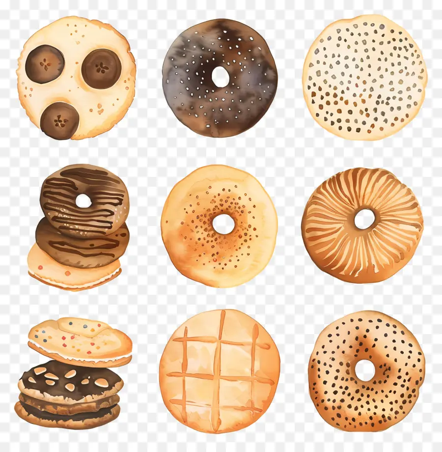 Las Cookies，Chocolate PNG