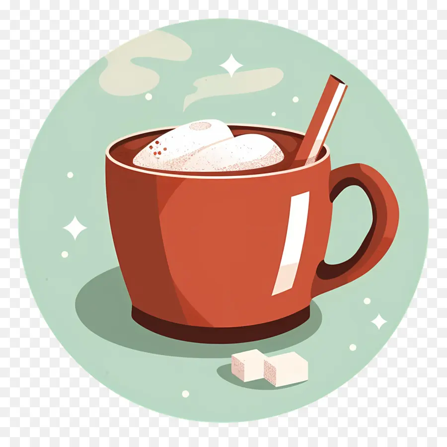 Chocolate Caliente，Crema Batida PNG