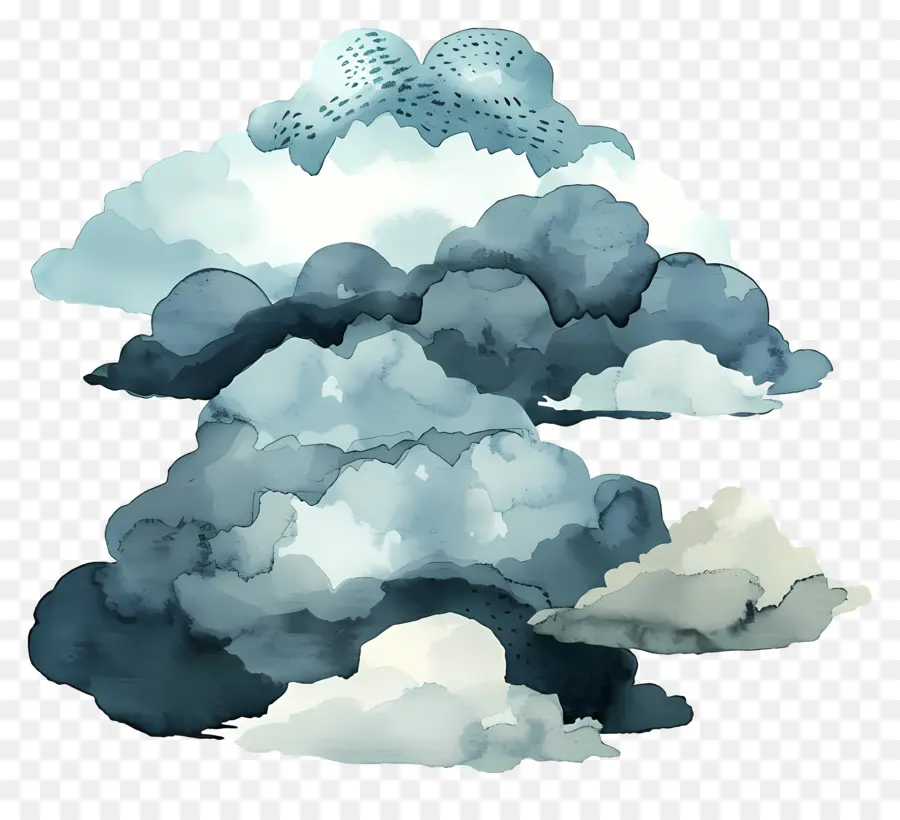 La Nube，Nube De Pintura PNG