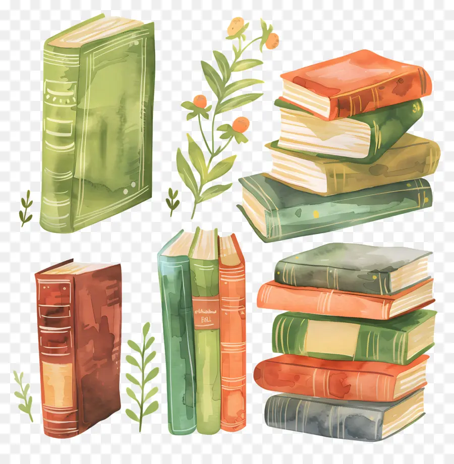 Libros，Vintage Books PNG