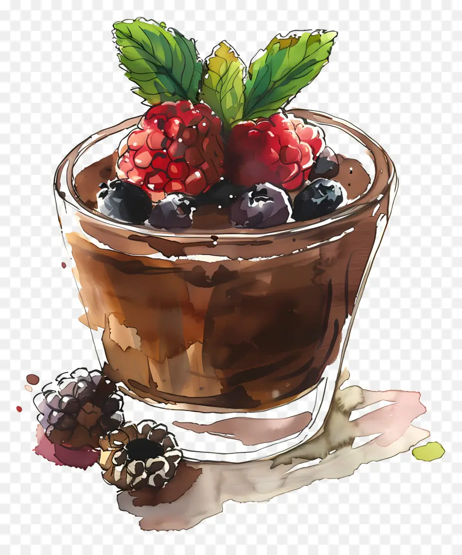 Budín De Chocolate，Postre PNG