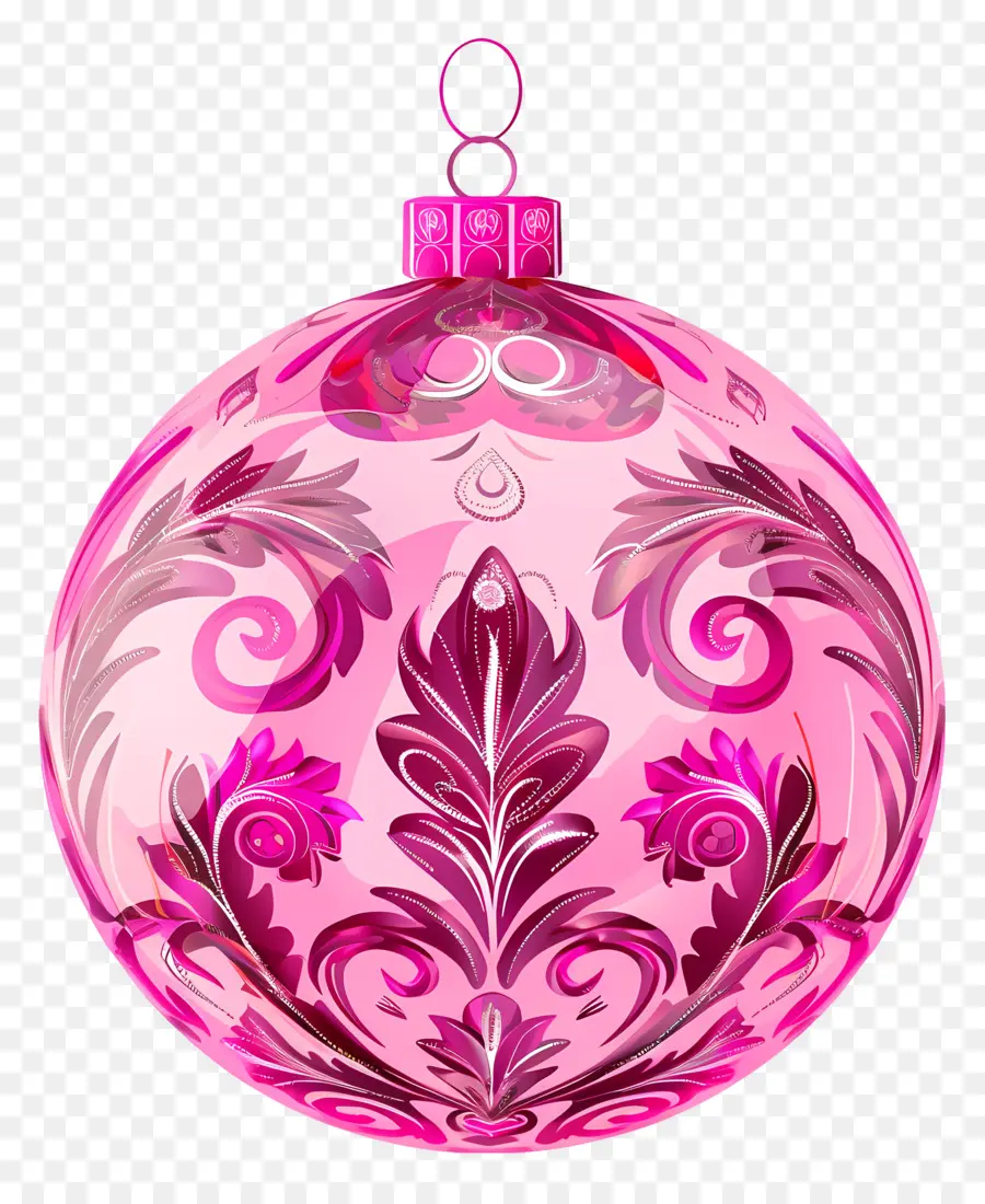 Adorno Navideño Rosa，Adorno Rosa PNG