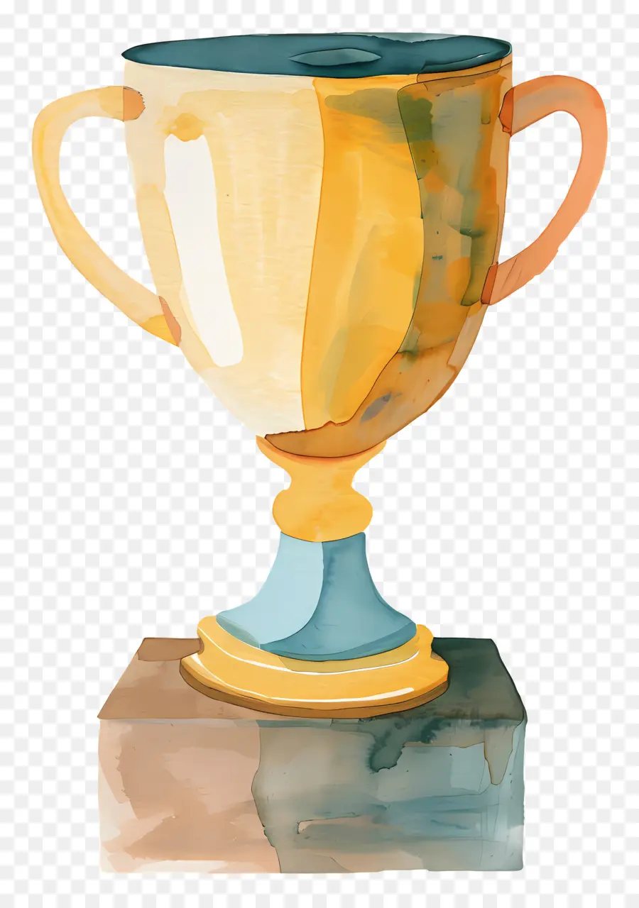 Trofeo，Pintura A La Acuarela PNG