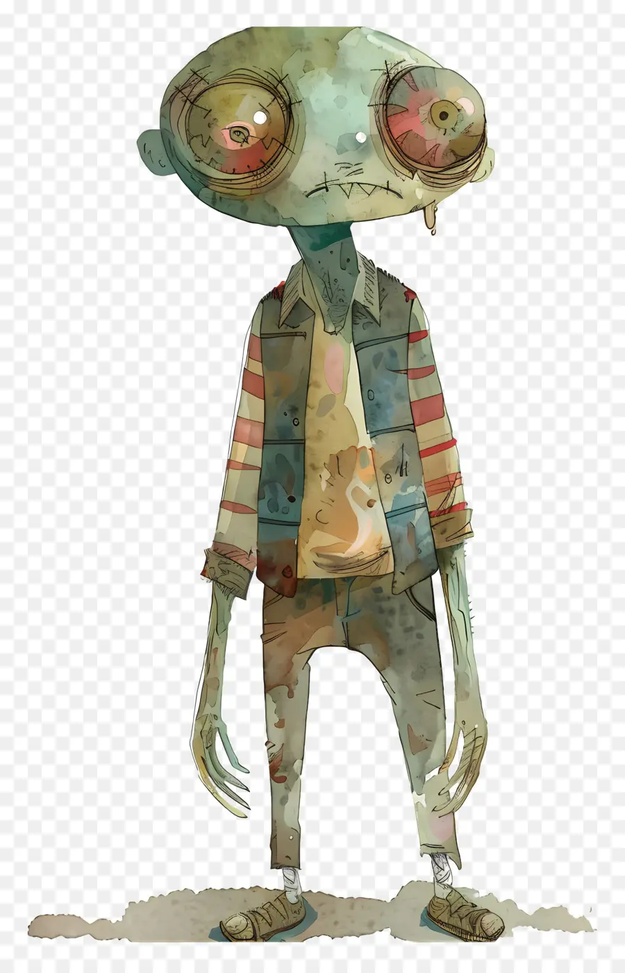 Zombie，Pose OnEleged PNG