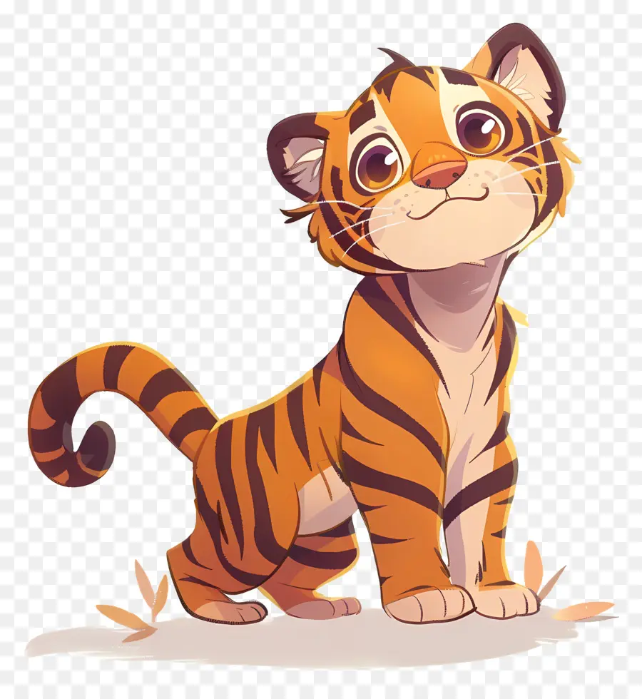 Tigre Lindo，Cartoon Tiger PNG