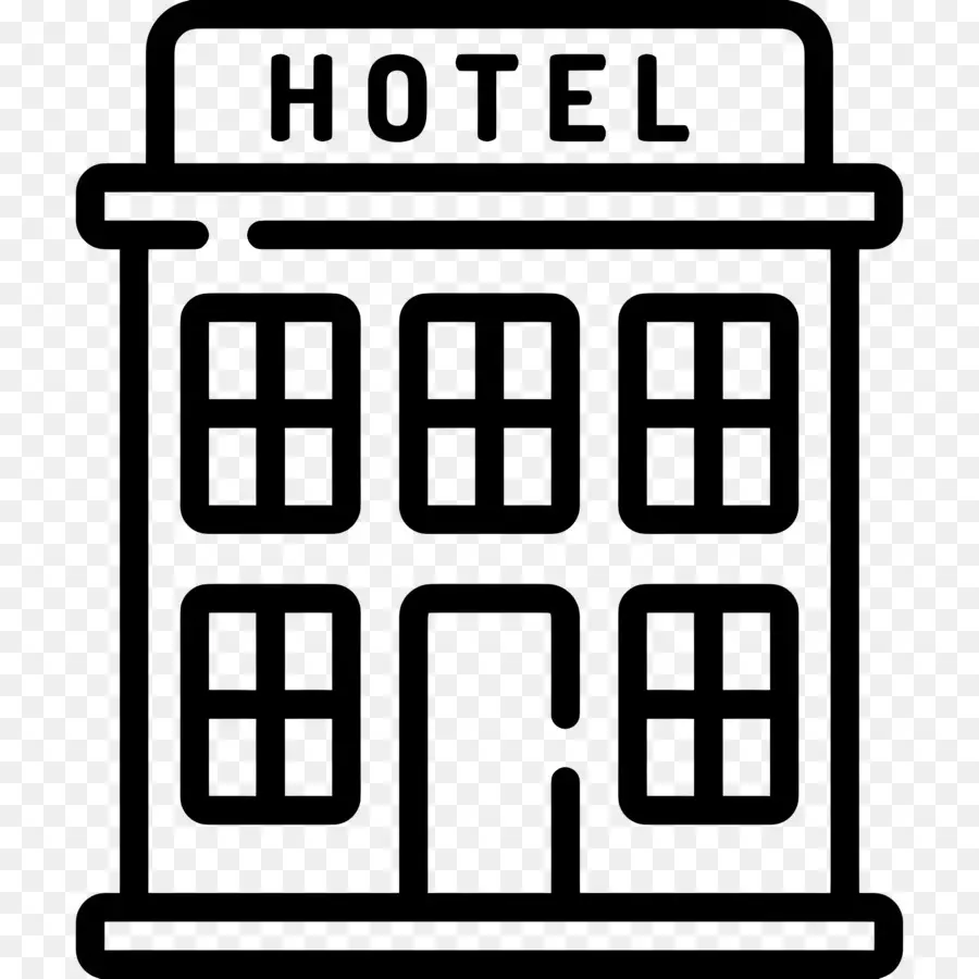 Hotel，Fotografía En Blanco Y Negro PNG