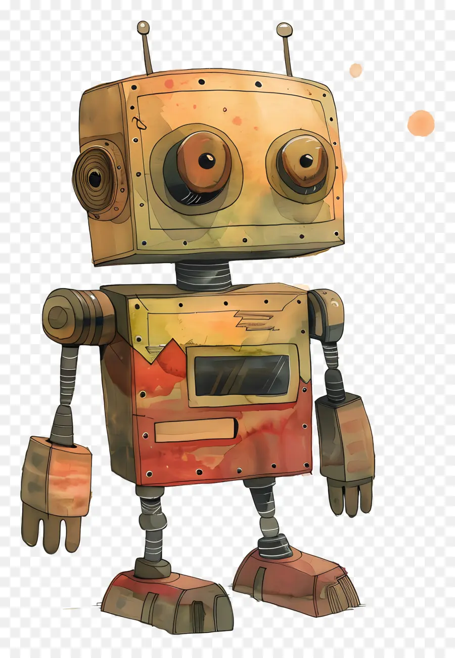 Robot，Robot Colorido PNG