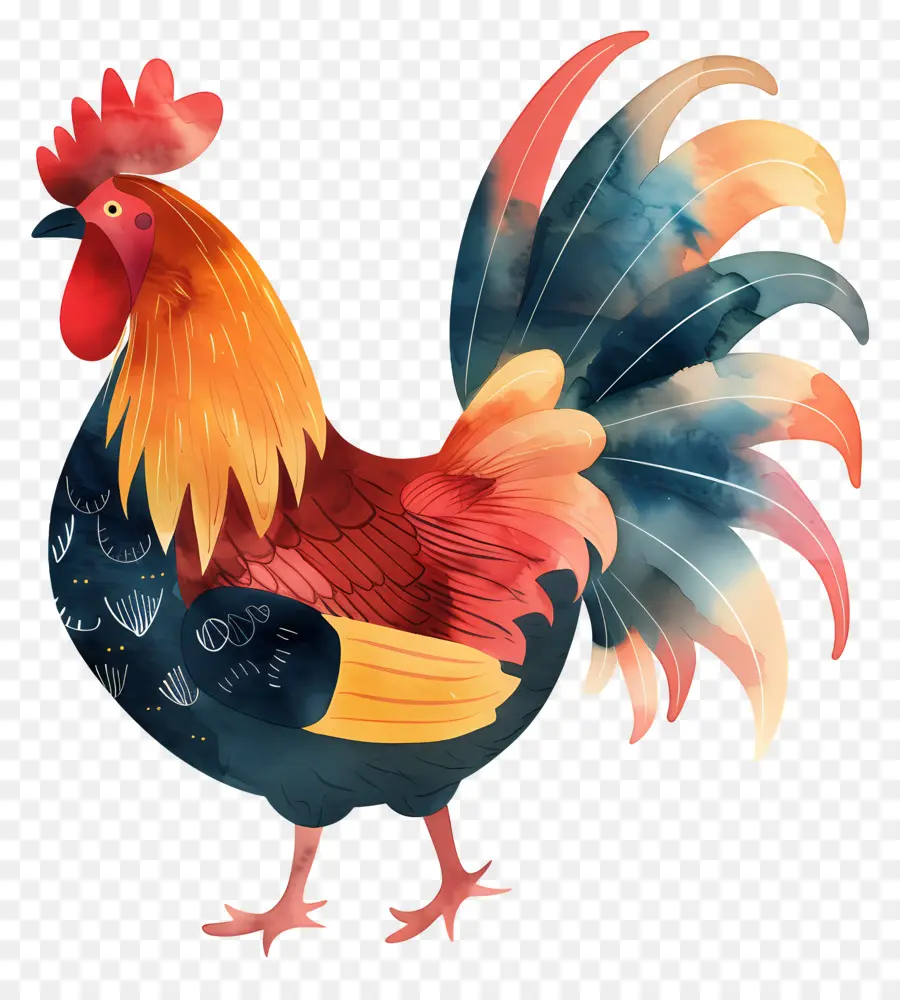 Gallo，Plumas PNG