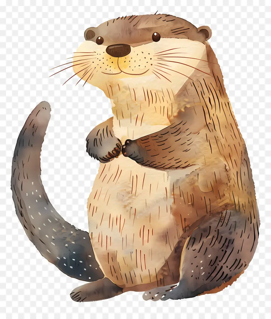 La Nutria，Dibujos Animados De Animales PNG