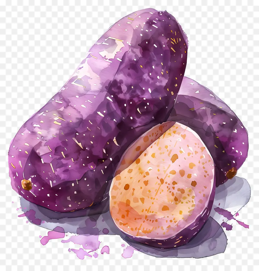 ñame，Púrpura Patatas Dulces PNG
