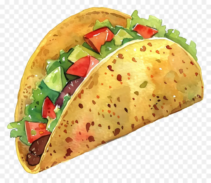 Taco，Concha Crujiente PNG