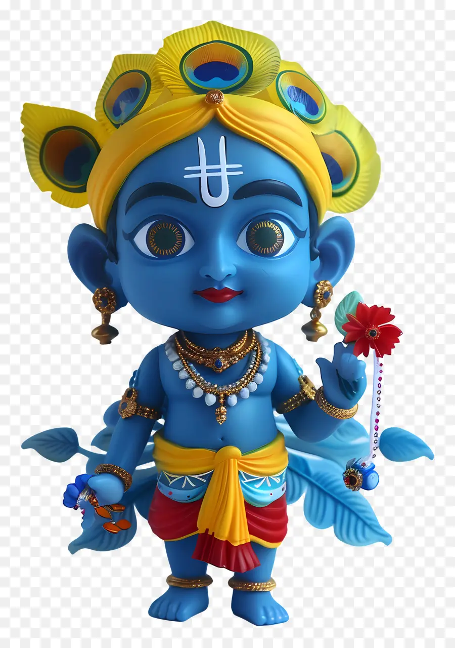 Krishna Janmashtami，El Señor Krishna PNG