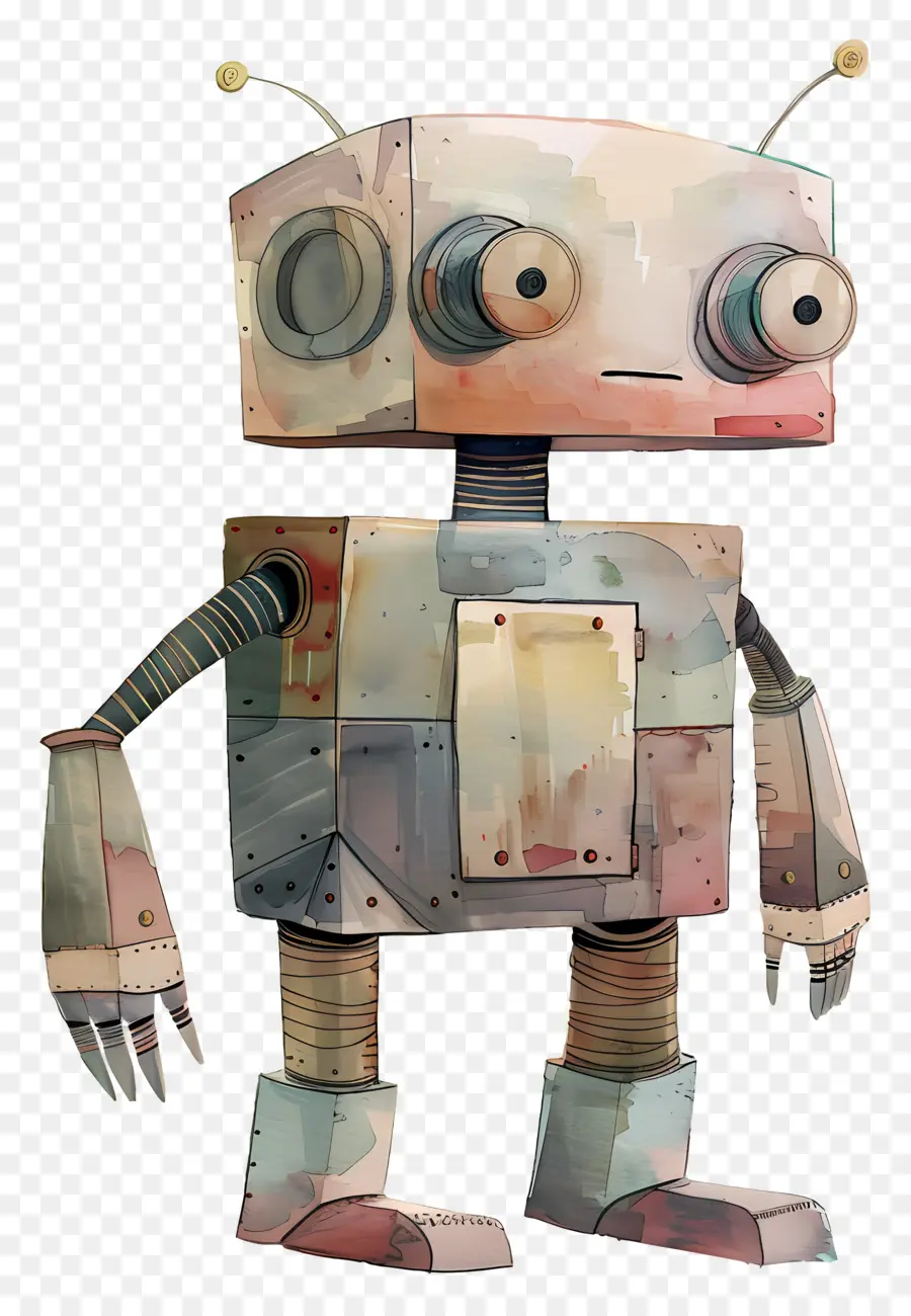 Robot，Piezas De Metal PNG