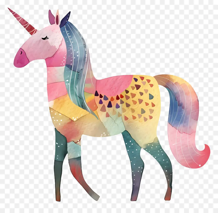 Unicornio，Arcoíris PNG