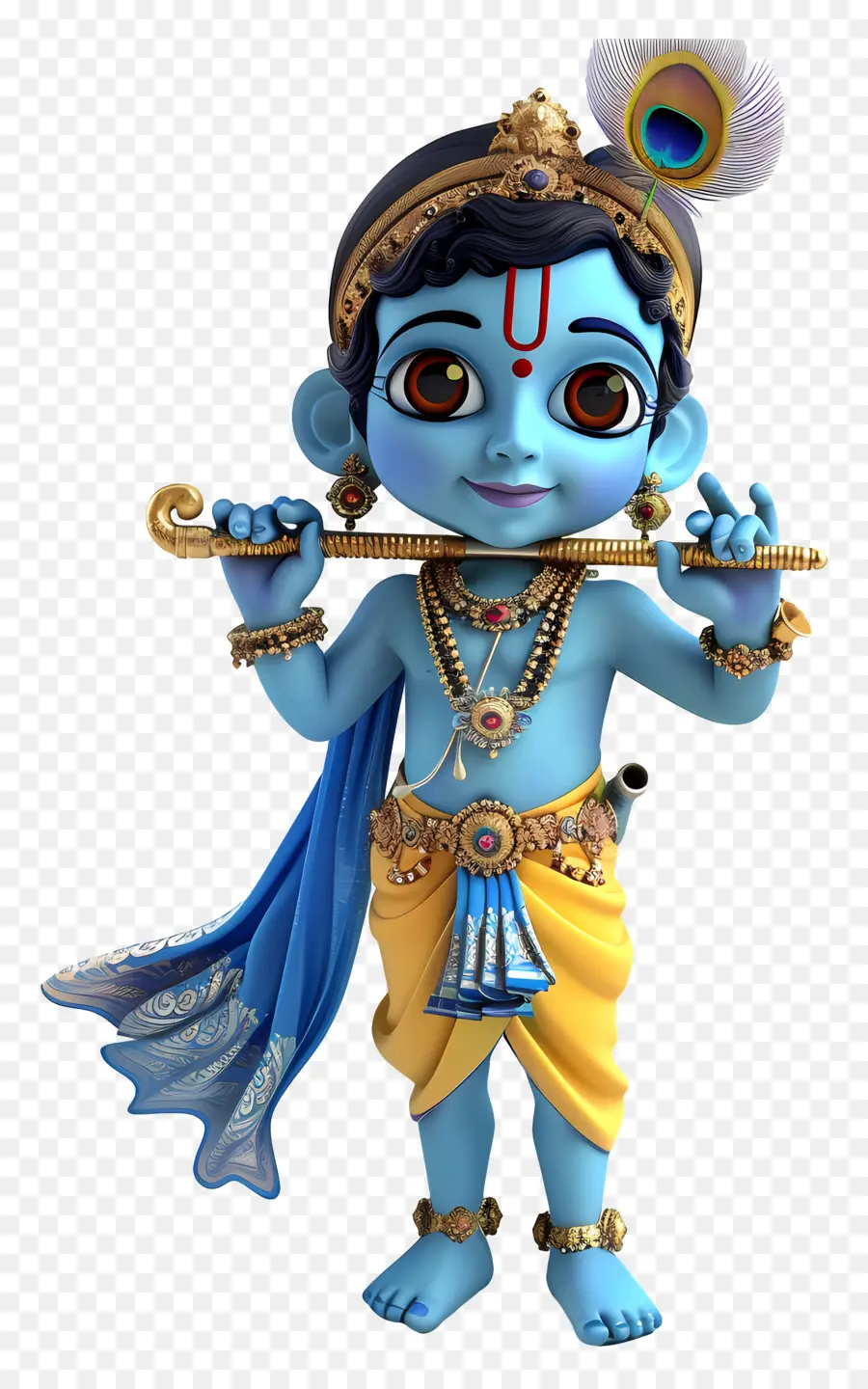 Krishna Janmashtami，El Señor Krishna PNG