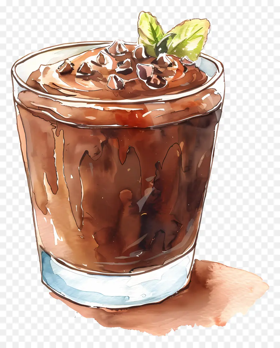 Pudín De Chocolate，Mousse De Chocolate PNG