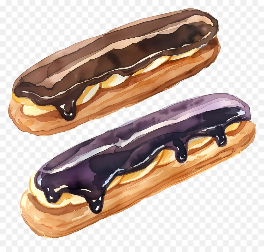 Los Canutos，Cruasanes De Chocolate PNG