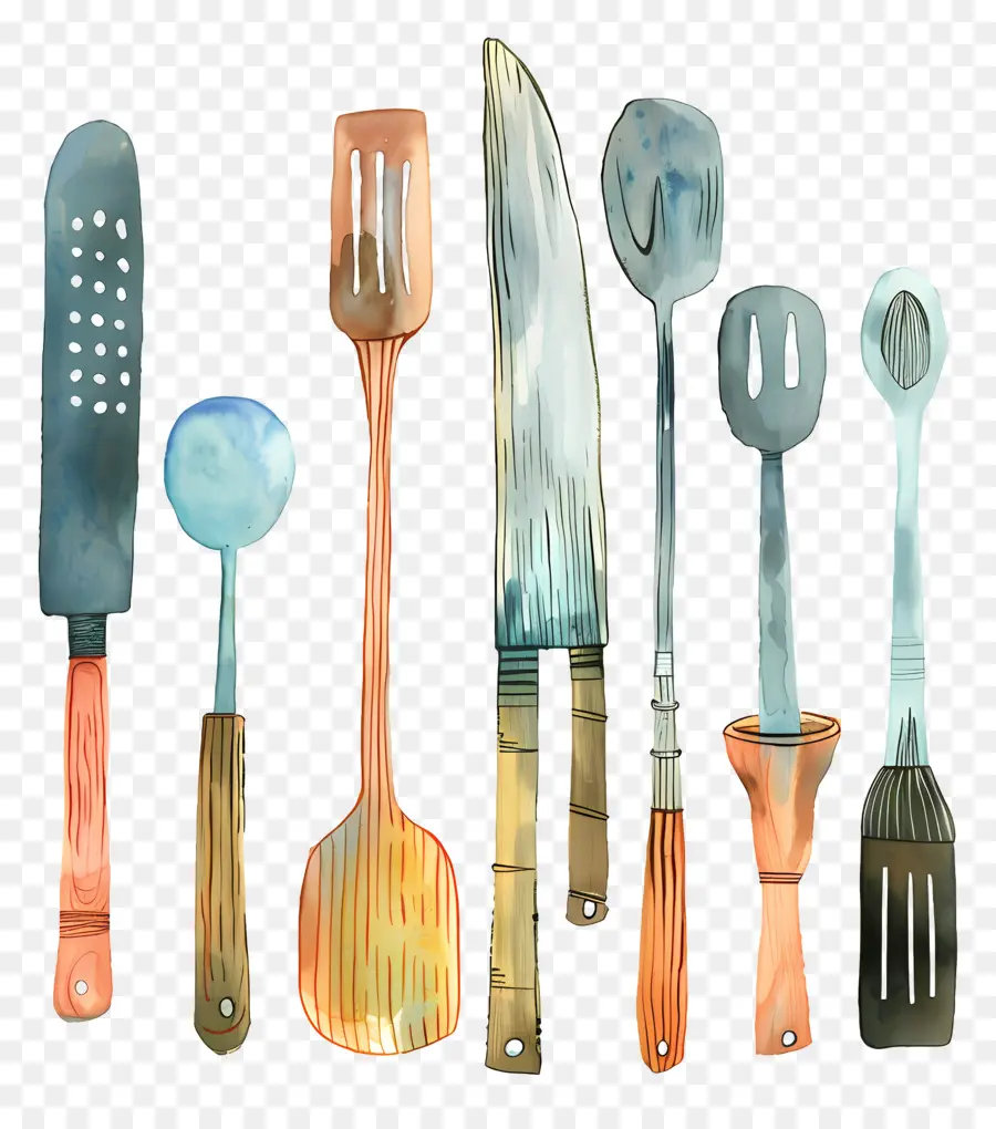 Utensilios De，Kitchen Utensils PNG