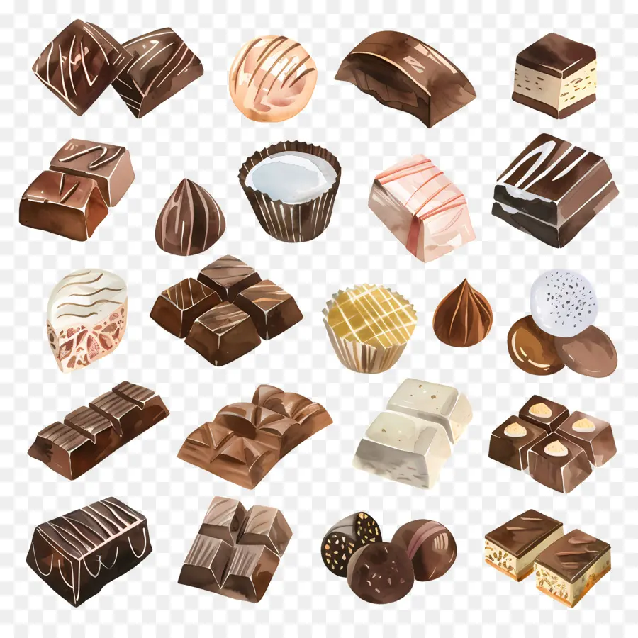 Chocolate，Bombones PNG