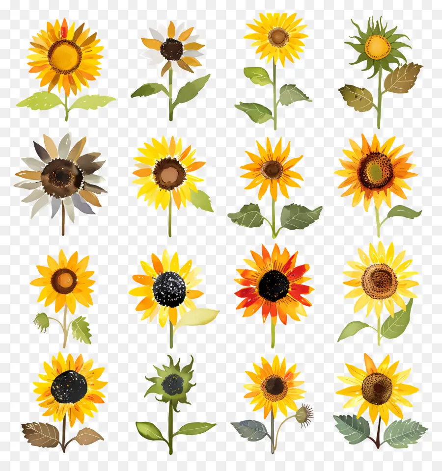 Girasol，Los Girasoles PNG