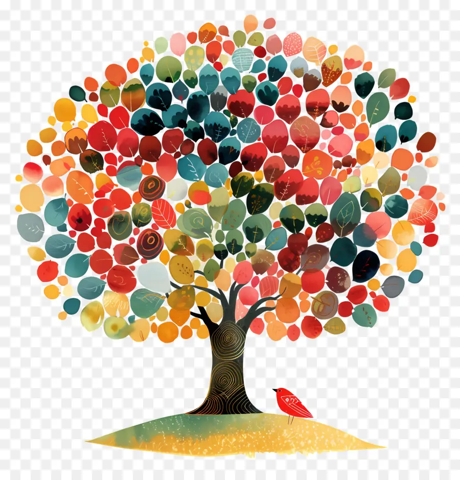 árbol De La Vida，Colorido árbol PNG