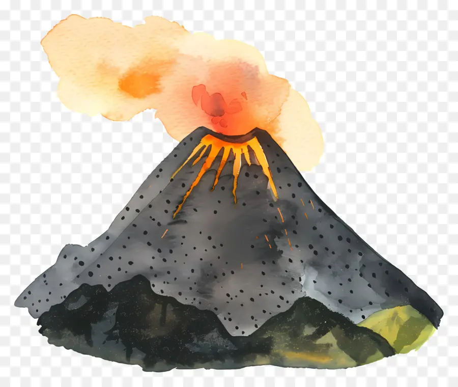 Volcán，Humo PNG