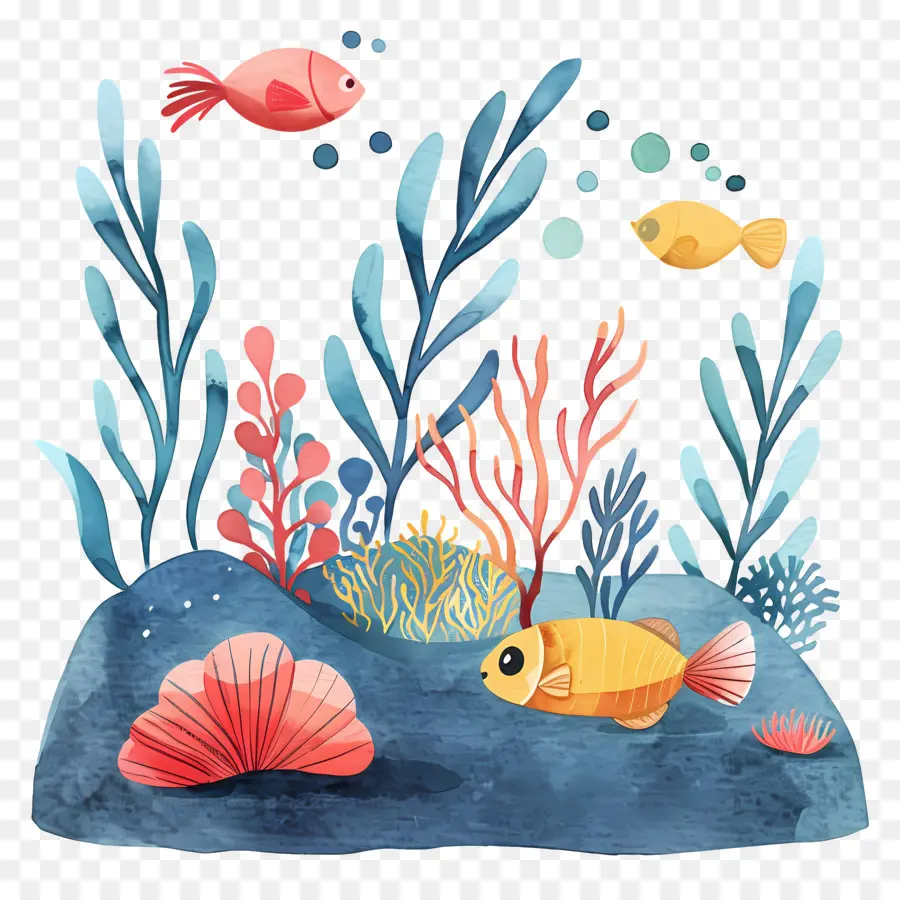 Bajo El Mar，Animales Marinos PNG