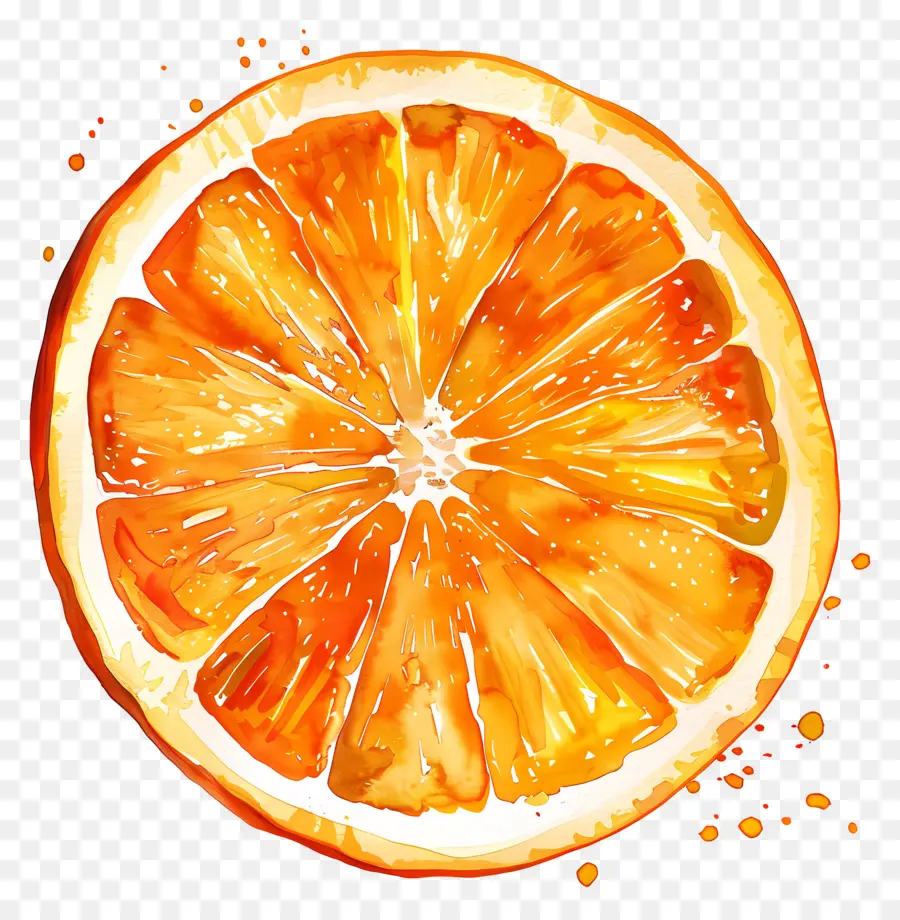 Rodaja De Naranja，Naranja PNG