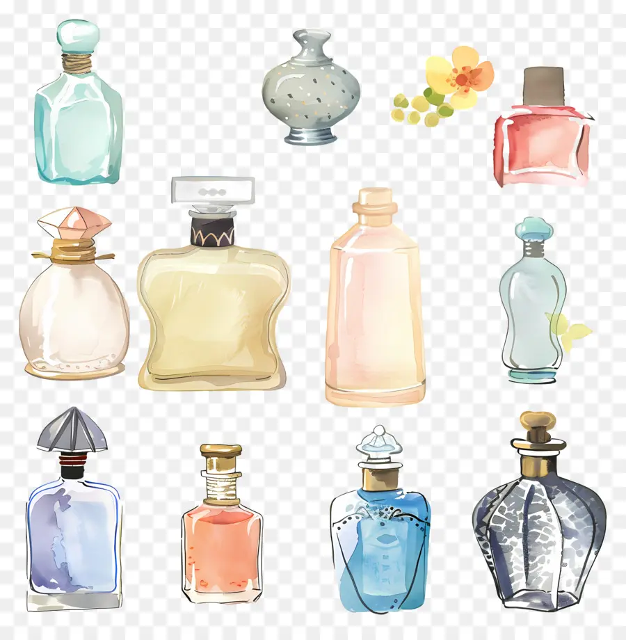 Botella De Perfume，Botellas De Perfume Vintage PNG