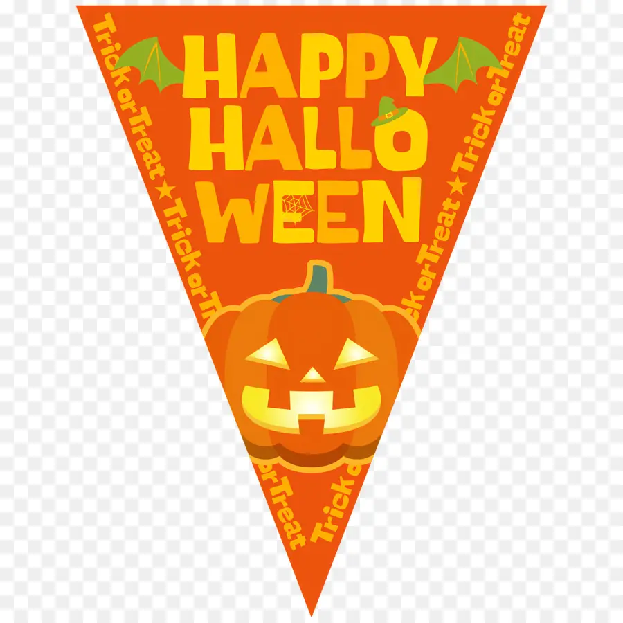 Guirnalda De Bandera De Halloween，Halloween PNG