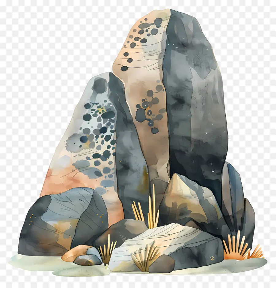 Roca，La Pintura De Paisaje PNG