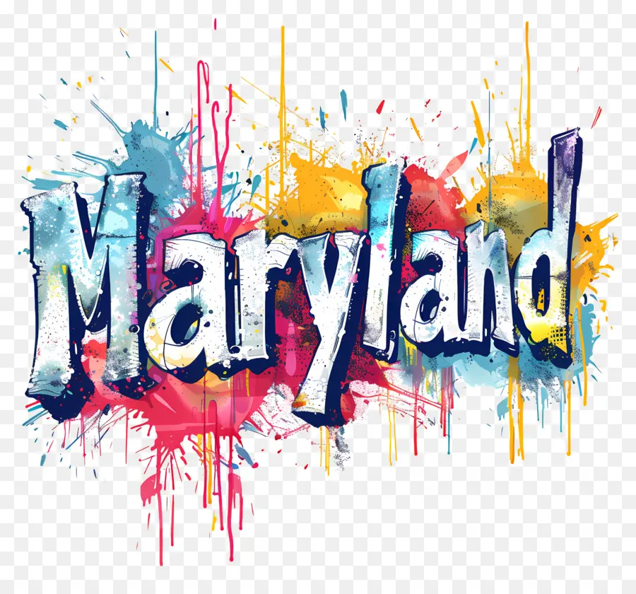 Maryland，Texto En Negrita PNG