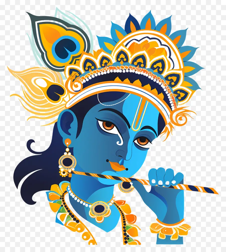 Krishna Janmashtami，El Señor Vishnu PNG