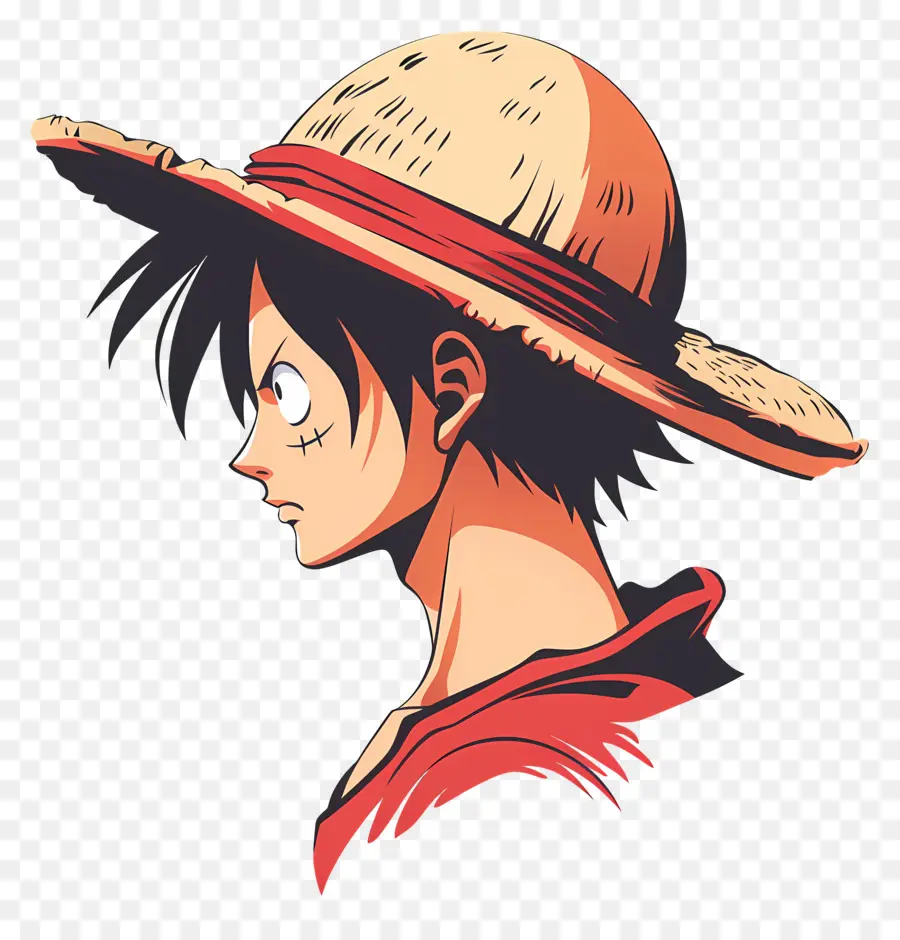 Cabeza Luffy，Sombrero De Paja PNG