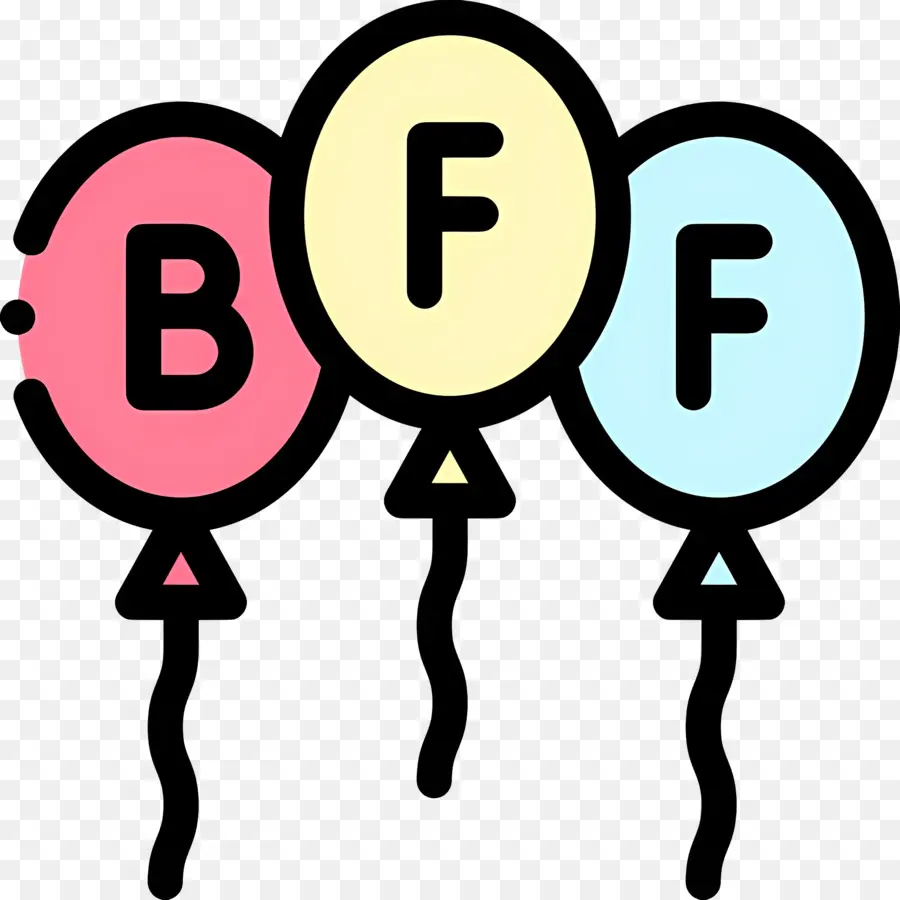 Bff，Abstracto Ilustración PNG