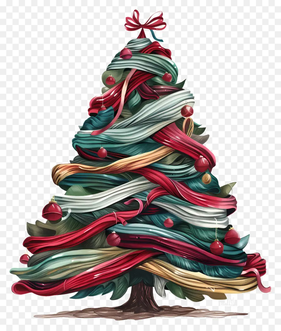 árbol De Navidad，Pintura Digital PNG