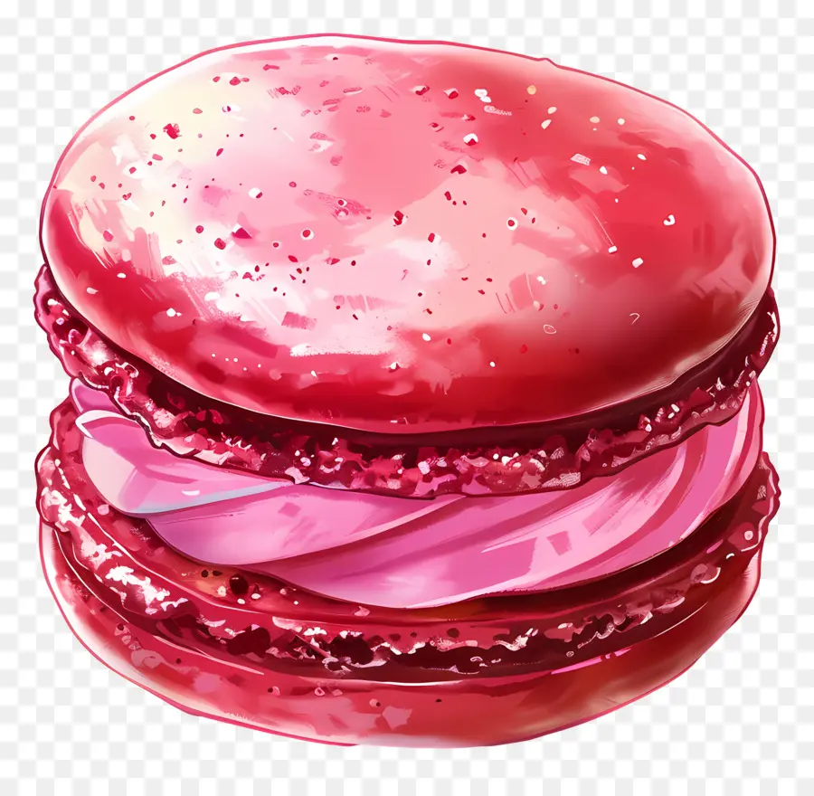 Macarrón，Rosa PNG