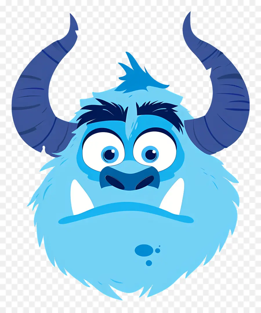 Cabeza De Sulley，Monstruo Azul PNG